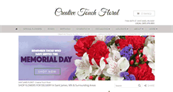 Desktop Screenshot of creativetouchfloralgreenhouse.com